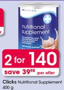 Clicks Nutritional Supplement-2 x 1kg
