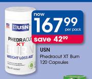 USN Phedracut XT Burn 120 Capsules-Per Pack