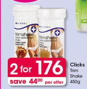 Clicks Trim Shake-2 x 450g