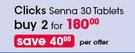 Clicks Senna 30 Tablets-For 2