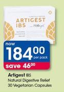 Artigest IBS Natural Digestive Relief 30 Vegetarian Capsules-Per Pack