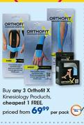 Orthofit X Kinesiology Products-Per Pack