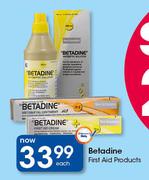 Betadine First Aid Products-Each