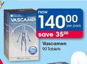 Vascamen 90 Tablets-Per Pack