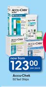 Accu Chek 50 Test Strips-Per Pack
