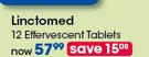 Linctomed 12 Effervescent Tablets-Each