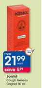 Borstol Cough Remedy Original-50ml Each