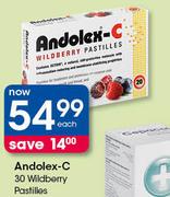 Andolex-C 30 Wildberry Pastilles-Each