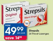 Strepsils 24 Throat Lozenges-Per Pack