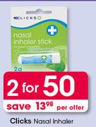 Clicks Nasal Inhaler-For 2
