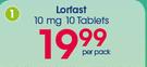 Clicks Lorfast 10mg 10 Tablets-Per Pack