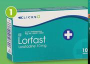 Clicks Lorfast 10mg 10 Tablets-Per Pack