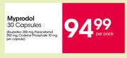 Myprodol Capsules-30's Per Pack