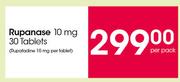 Rupanase 10mg Tablets-30's Per Pack