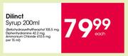 Dilinct Syrup-200ml Each