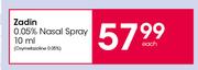 Zadin 0.05% Nasal Spray-10ml Each
