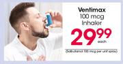 Ventimax 100 mcg Inhaler-Each