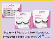 Clicks Eyelashes-Each