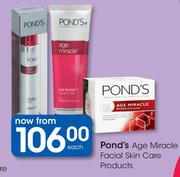 Pond's Age Miracle Facial Skin Care Products-Each
