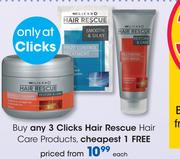 Clicks Hair Rescue Hair Care Products-Each