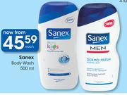Sanex Body Wash-500ml Each