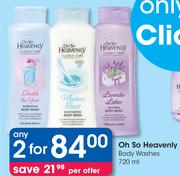 Oh So Heavenly Body Washes-2 x 720ml