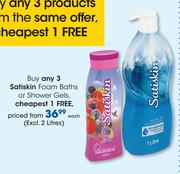 Satiskin Foam Baths Or Shower Gels-Each