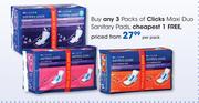 Clicks Maxi Duo Sanitary Pads-Per Pack