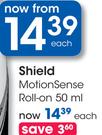 Shield Motion Sense Roll On-50ml