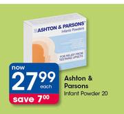 Ashton & Parsons Infant Powder 20-Each