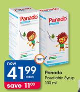 Panado Paediatric Syrup-100ml Each