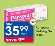 Pansoral Teething Gel-15ml Each