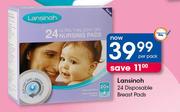 Lansinoh 24 Disposable Breast Pads-Per Pack