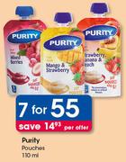 Purity Pouches-7 x 110ml