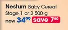 Nestum Baby Cereal Stage 1 Or 2-500g Each