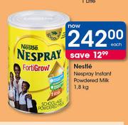 Nestle Nespray Instant Powdered Milk-1.8Kg Each