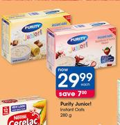 Purity Junior Instant Oats-280g Each