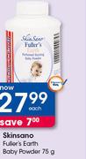 Skinsano Fuller's Earth Baby Powder-75g