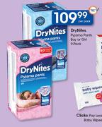DryNites Pyjama Pants Boy Or Girl 9 Pack-Per Pack