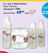 Afrobotanics Baby Toiletries-Each