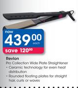 Revlon Pro Collection Wide Plate Straightener-Each