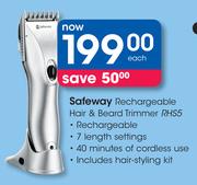 Safeway Rechargeable Hair & Beard Trimmer RHS5-Each