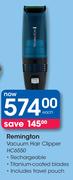 Remington Vacuum Hair Clipper HC6550-Each