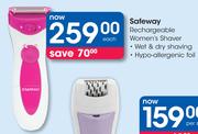 Safeway Rechargeable Women's Shaver-Each