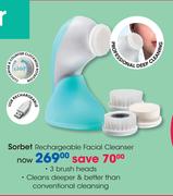 Sorbet Rechargeable Facial Cleaner