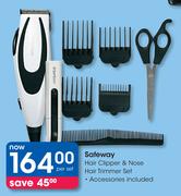 Safeway Hair Clipper & Nose Hair Trimmer Set-Per Set