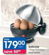 Safeway 7 Egg Stainless Steel Boiler-Each