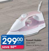 Russell Hobbs 2000 Watt Steam & Spray Iron-Each