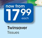 Twinsaver Tissues-Each