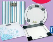 Safeway Digital Scales Striped/Floral/Round Or Square Designs-Each